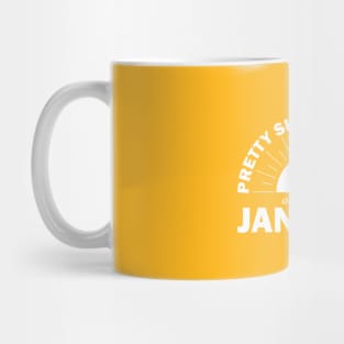Pretty Shining People Are Born In January Mug